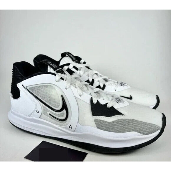 NEW Nike Kyrie Low 5 TB White Black Mens Basketball Shoes DO9617 100 - SIZE 14 main image 8